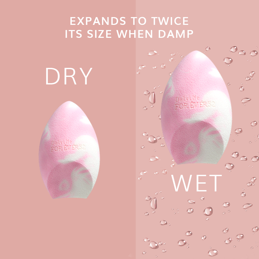 A Skin-Like Blend Contour & Baking Sponge