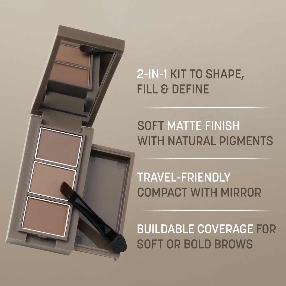 Sensational 3 Color Eyebrow Kit