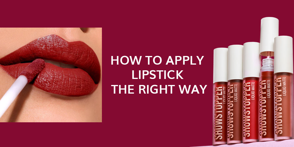 How To Apply Lipstick the Right Way