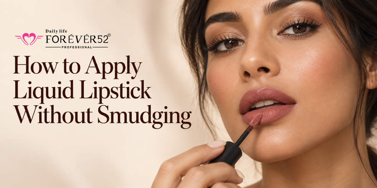 How to Apply Liquid Lipstick Without Smudging