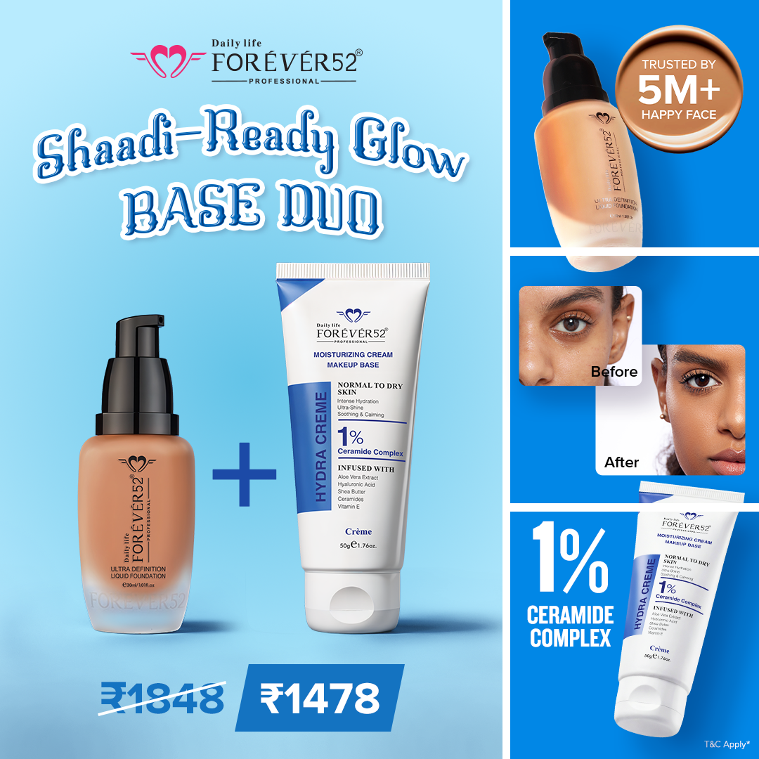 Shaadi-Ready Glow Base Duo: Hydra Creme + Ultra Definition Liquid Foundation