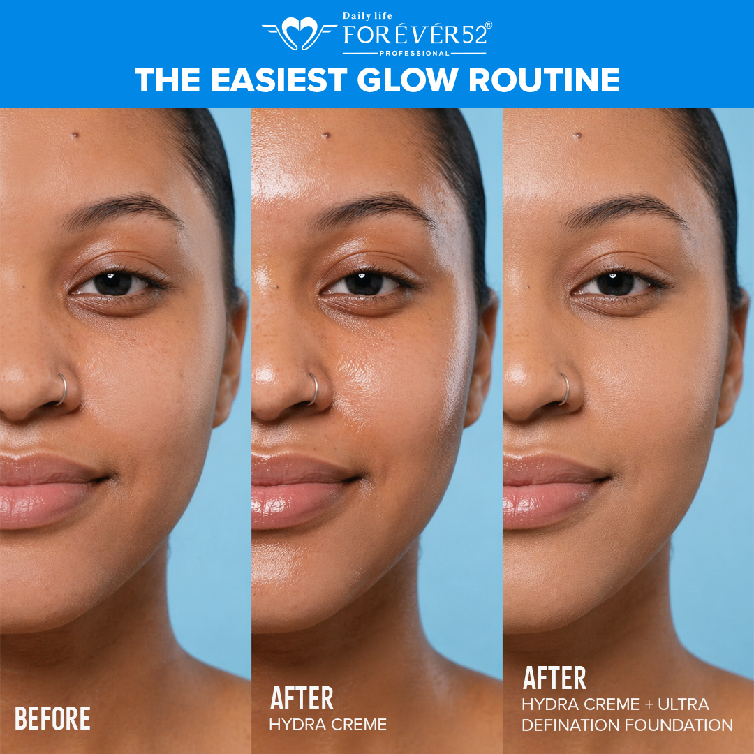Shaadi-Ready Glow Base Duo: Hydra Creme + Ultra Definition Liquid Foundation