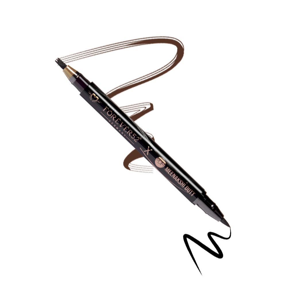 Meenakshi Dutt 2 in 1 Eyebrow Eyeliner - AMBER (BROWN)