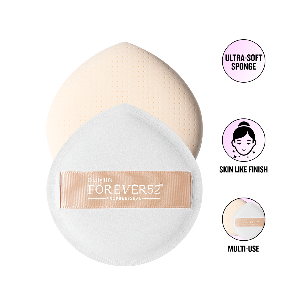 Skin-Like Blend Air-Soft Puff &amp; Sponge