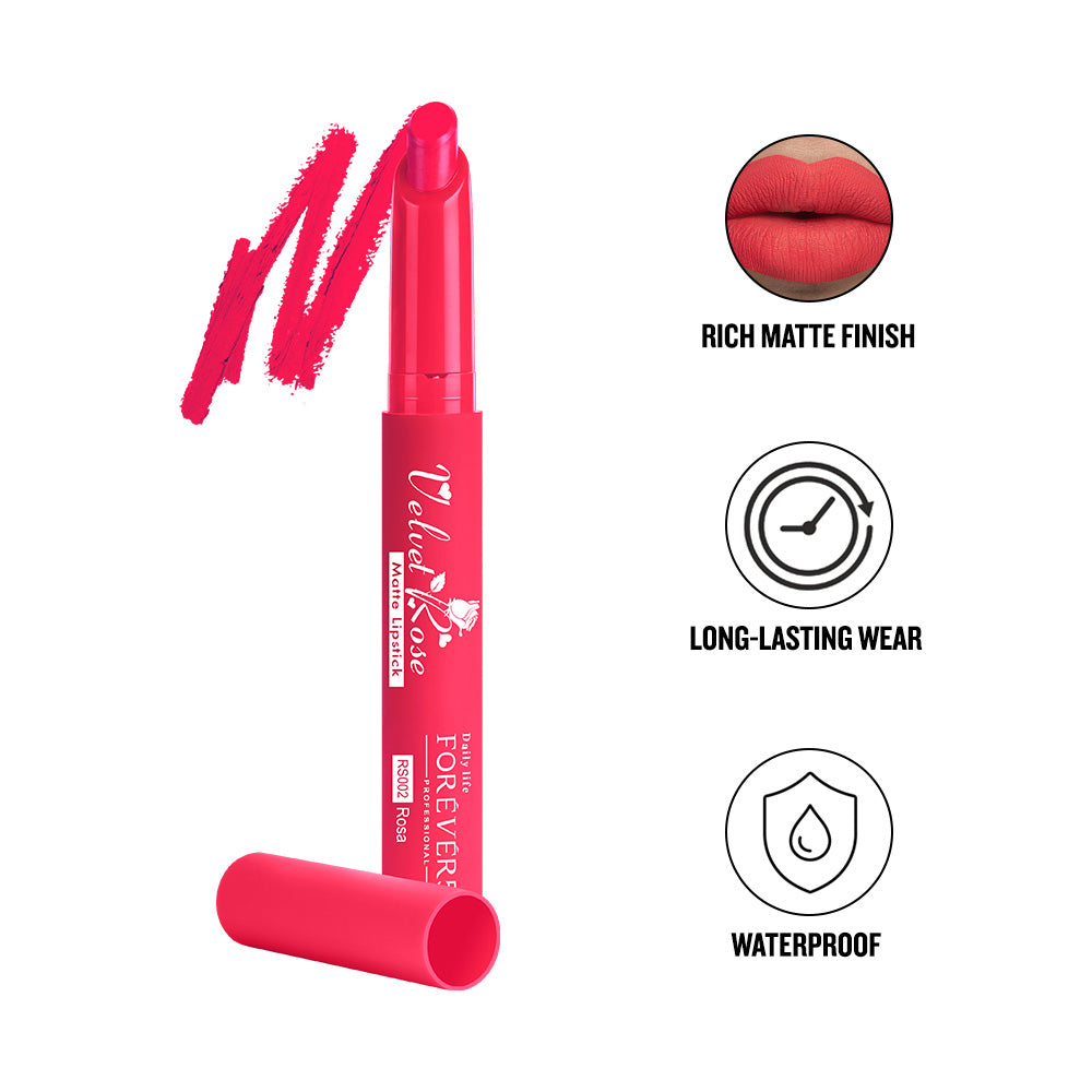Velvet Rose Matte Lipstick – Daily Life Forever52