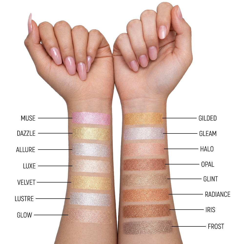 Stellars 15 Color Pressed Glitter Palette