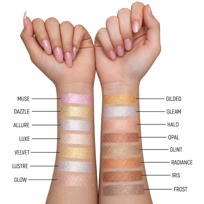 Stellars 15 Color Pressed Glitter Palette